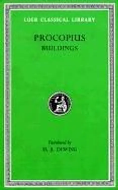 Procopius: On Buildings. General Index (Loeb Classical Library No. 343) cover