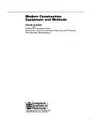 Cover image for Modern construction equipment and methods