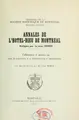 Cover image for Annales de l'Hôtel-Dieu de Montréal