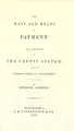 Cover image for The ways and means of payment