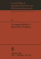 Cover image for Computing Methods in Optimization Problems