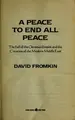 Cover image for A peace to end all peace