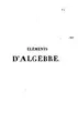 Cover image for Éléments d'algèbre