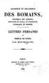 Cover image for Grandeur et décadence des Romains, Politique des Romains, Dialoque de Sylla et d'Eucrate ...