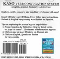 Cover image for Kaso Verb Conjugation System