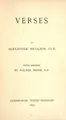Cover image for Verses
