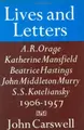 Cover image for Lives and letters