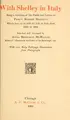 Cover image for With Shelley in Italy