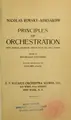 Cover image for Principles of orchestration