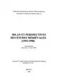 Cover image for Bilan Et Perspectives Des Etudes Medievales 1993-1998
