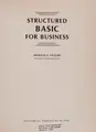 Cover image for Structured BASIC for business
