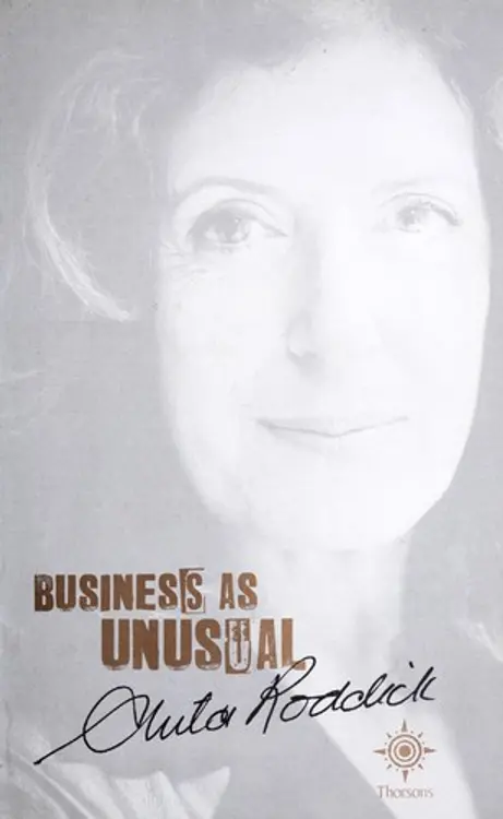 Business as unusual cover