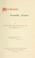 Cover image for Meridiana:  noontide essays