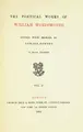 Cover image for Poetical works