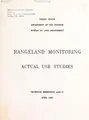 Cover image for Rangeland monitoring