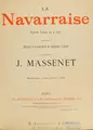 Cover image for La navarraise