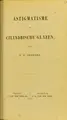 Cover image for Astigmatisme en cilindrische glazen