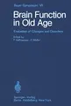 Cover image for Brain Function in Old Age