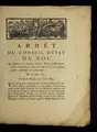 Cover image for Arre t du Conseil d'e tat du roi qui supprime un imprime  intitule , Pie  ces justicatives, comme contenant des notes, des noms et des e nonciations fausses, injurieuses et calomnieuses, du 30 mars 1781