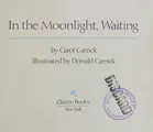 Cover image for In the moonlight, waiting