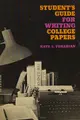 Cover image for Student's guide for writing college papers