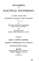 Cover image for The elements of electrical engineering
