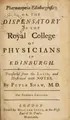 Cover image for Pharmacopoeia Edinburgensis: or, the dispensatory of the Royal College of Physicians in Edinburgh