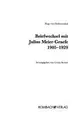 Cover image for Briefwechsel mit Julius Meier-Graefe 1905-1929