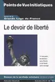 Cover image for Le devoir de liberté