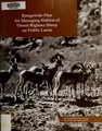 Cover image for Rangewide plan for managing habitat of desert bighorn sheep on public lands