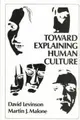 Cover image for Toward explaining human culture