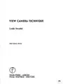 Cover image for View Camera Technique