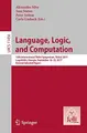 Cover image for Language, Logic, and Computation
