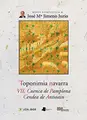 Cover image for Toponimia Navarra. VII. Cuenca de Pamplona. Cendea de Antsoain