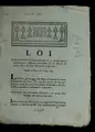 Cover image for Loi relative a   l'instruction sur les ci-devant droits seigneuriaux, de clare s rachetables par le de cret du quinze mars mil sept cent quatre-vingt-dix