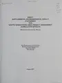 Cover image for Draft supplemental environmental impact statement for South Operations Area Project amendment cumulative effects