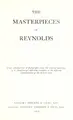 Cover image for The masterpieces of Reynolds, 1723-1792