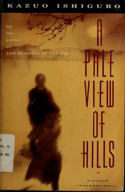 A pale view of hills cover