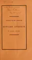 Cover image for Remarks on the character of the late Edward Everett
