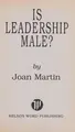 Cover image for Is leadership male?