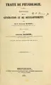 Cover image for Traité de physiologie