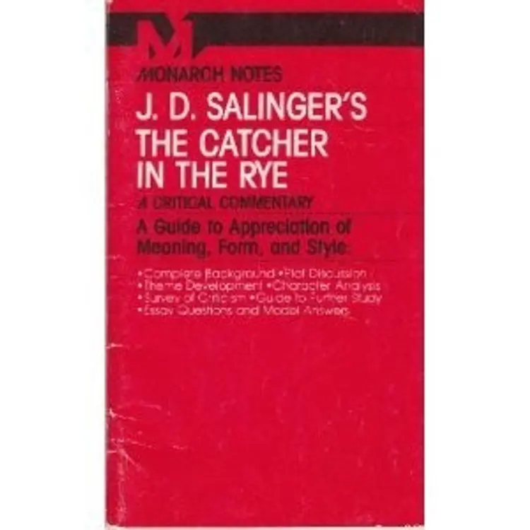 J.D. Salinger's the Catcher in the Rye cover