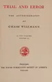 Cover image for Trial and Error; The Autobiography of Chaim Weizmann; 2 Volume Set