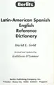 Cover image for Berlitz Latin-American Spanish English reference dictionary