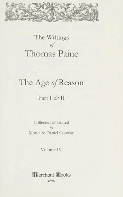 The age of reason cover
