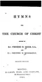 Cover image for Hymns for the Church of Christ