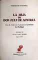 Cover image for La hija de Don Juan de Austria