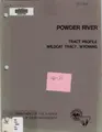 Cover image for Powder River tract profile, Wildcat tract, Wyoming