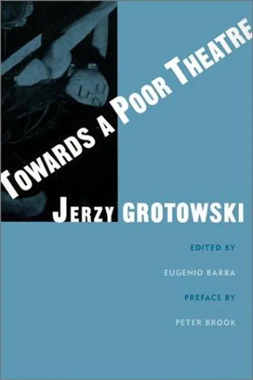 Towards a poor theatre cover