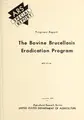 Cover image for The bovine brucellosis eradication program